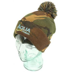 407602-bonnet-aqua-products-bobble-hat-vert-camouflage-tu