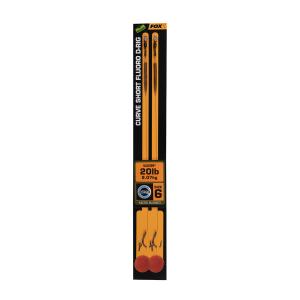 ccr185-bas-de-ligne-fox-edges-curve-short-fluoro-d-rig-6-black-orange-20-lbs