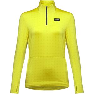 100940-0800-maillot-thermique-1-4-zip-femme-gore-neon-yellow