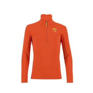 2533003-024-polaire-half-zip-enfant-karpos-pizzocco-spicy-orange