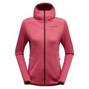zamf024-p13r25-polaire-a-capuche-femme-la-sportiva-aequilibrium-thermal-rosebay-redwood