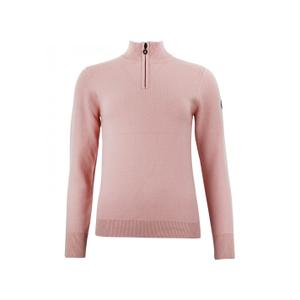 acharlito-fo-1-rose-pull-col-roule-1-2-zippe-femme-peak-mountain-acharlito-rose