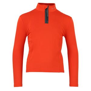 ecanevi-4-14-cx-orange-t-shirt-1ere-peau-avec-zip-enfant-peak-mountain-ecanevi-orange