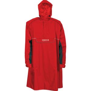 3090-0020-poncho-impermeable-pro-x-elements-bern-rad-mit-armeln-rubinrot-anthrazit