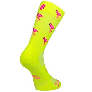 flamingo-chaussettes-sporcks-flamingo-yellow