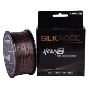 5820-15-tresse-carp-products-pole-position-silkrock-heavy8-brown-500-m-0-33-mm